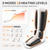 QUINEAR Leg Massager with Heat and Air Compression,Foot and Calf Massager for Circulation and Pain