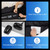 Leg Recovery System for Fast Recovery, Cordless Air Compression Boots with 3 Modes 5 Intensities for Athletes Runners and Travelers-L