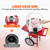 VEVOR Electric Cotton Candy Machine Cart with Cover, Commercial Floss Maker