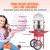 VEVOR Electric Cotton Candy Machine Cart with Cover, Commercial Floss Maker