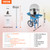 Cotton Candy Machine Cart with Cover, 1000W Commercial Floss Maker w/Stainless Steel Bowl