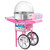 Olde Midway Cotton Candy Machine Cart with Bubble Shield, SPIN-2000 Electric Candy Floss