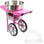 VIVO Pink 1030W Electric Cotton Candy Machine Cart, Mobile Rolling Candy Floss Maker