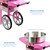 VIVO Pink 1030W Electric Cotton Candy Machine Cart, Mobile Rolling Candy Floss Maker