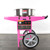 VIVO Pink 1030W Electric Cotton Candy Machine Cart, Mobile Rolling Candy Floss Maker