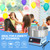 Electric Cotton Candy Machine with Stainless Steel Bowl, Sugar Scoop - Perfect for Parties