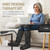 FIT KING Air Compression Foot and Leg Compression Massager for Circulation and Pain Relief with Knee Heating Therapy