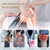 FIT KING Air Compression Foot and Leg Compression Massager for Circulation and Pain Relief with Knee Heating Therapy