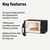 Amazon Basics Countertop Microwave Oven with LED Light and Child Lock