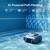 Triple Motor Pool Cleaner Robot with App & Smart Navigation, Floor Wall Waterline Clean, Triple Motor Pool Cleaner Robot with App & Smart Navigation, Floor Wall Waterline Clean,  Up to 420 Min Runtime,Silver