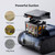 Pool Vacuum for Inground Pool, Cordless Pool Cleaner Robot with Smart Navigation, Self-Parking, LED Indicator