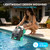 YOPOOL Cordless Robotic Pool Cleaner, Dual-Layer Filtration,Powerful Obstacle Crossing, Enhanced Edge & Corner Cleaning,100-Min for Above-Ground