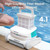 [2026 Version] Hydro3 Cordless Robotic Pool Cleaner, Automatic Pool Vacuum for Inground and Above Ground Pools, Lasts 200 Mins, Floor