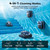 5600GPH Robotic Pool Cleaner,240Min Cordless Pool Vacuum for Inground Pools,3230 Sq.ft,2 Brushe&2 Motor,4-in-1