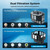 5600GPH Robotic Pool Cleaner,240Min Cordless Pool Vacuum for Inground Pools,3230 Sq.ft,2 Brushe&2 Motor,4-in-1
