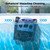 5600GPH Robotic Pool Cleaner,240Min Cordless Pool Vacuum for Inground Pools,3230 Sq.ft,2 Brushe&2 Motor,4-in-1