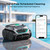 (2026 Upgrade) WYBOT C2 Vision AI Camera Pool Vacuum for Inground Pools,Floor to Waterline Cleaning Cordless Robotic Pool Cleaner with Ultra-fine Filtration, Powerful Suction, Smart Path, Gray Green