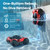 FL-01 Robotic Pool Cleaner for All Pool Shapes, Wall & Waterline Pool Vacuum Robot for In-Ground Pools up to 6458 Sq.ft, Smart APP