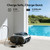 Cordless Robotic Pool Cleaner with 210-Min Runtime, Superior Suction, Triple Motors, APP Control, Wall/Waterline Cleaning, Dark Grey