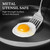 KOKHUB Nonstick Frying Pans with Lids, 8", 10", 12" Titanium Ceramic Tri-Ply Stainless Steel Skillet Set