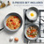 Ceramic Nonstick Frying Pan Set, 3 Pack 8/9.5/11 Inch Skillets, PFAS-Free Non Toxic Pans for Cooking