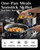 Nonstick Frying Pan with Lid 10-Inch, Durable Stainless Steel Skillet, Induction Cooktop Compatible
