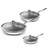 Frying Pans Set Non Stick, 6 Pcs Premium 18/10 5-Ply Stainless Steel | Hybrid Non stick