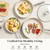 Redchef Nonstick Cookware Sets, Ceramic Frying Pan Set with Tempered Glass Lids
