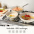 Redchef Nonstick 6-Piece Fry Pan Set, 8, 9.5, and 11 Inch Frying Pans with Tempered Glass Lids, Stay-Cool Handles