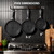 Ammeloo Hybrid Tri-Ply Stainless Steel Frying Pan Set, 8"/9.5"/11" Cooking Pans