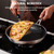 Ammeloo Hybrid Tri-Ply Stainless Steel Frying Pan Set, 8"/9.5"/11" Cooking Pans