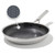 Hybrid 10” Nonstick Stainless Steel Frying Pan, Durable PFAS-Free Ceramic Skillet, Stay-Cool Handle