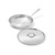 Stainless Steel 12 inch Frying Pan With Lid- Made in the USA- The Original Bonded Professional Cookware