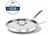 Stainless Steel 12 inch Frying Pan With Lid- Made in the USA- The Original Bonded Professional Cookware