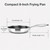 8 Inch Non Stick Frying Pans, Healthy Hybrid Ceramic Frying Pans | PFOA Free, Dishwasher & Oven-Safe