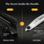 Hybrid Ceramic Nonstick 10-Inch Fry Pan with Tempered Glass Lid, Skillet with Stay-Cool Handles