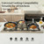 Hybrid Ceramic Nonstick 10-Inch Fry Pan with Tempered Glass Lid, Skillet with Stay-Cool Handles