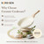 Ceramic Nonstick Frying Pan Skillet Set with Lid, 3 Piece Ceramic Pans for Cooking Non Toxic