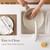 Ceramic Nonstick Frying Pan Skillet Set with Lid, 3 Piece Ceramic Pans for Cooking Non Toxic