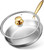 Titanium Pans for Cooking | 12 Inch Pure Tagine Titanium Skillet with Lid