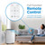 BLACK+DECKER Portable Air Conditioner, 9,000 BTU, BPACT08WT, White | 5,300 BTU SACC for Rooms up to 400 Sq. Ft., 3-in-1 Portable AC