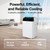 Hykolity WiFi Enabled Portable Air Conditioners 14,000 BTU, Cools Rooms Up To 700 Sq.Ft, 42dB Dual Motor 5 in 1 Quiet Smart AC Unit