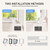 16,000 BTU 5-in-1 Air Conditioner Portable Up to 850 Sq.Ft., Portable AC Unit with Cool, Fan, Dehumidifier, 24H Timer, Sleep Smart WiFi Remonte