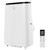 3-IN-1 Quiet Portable AC Unit Cools Up to 700 Sq.Ft with Remote Control, Smart/Sleep Mode, Auto Swing, 24H Timer & Installation Kits for Large Room