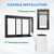 3-IN-1 Quiet Portable AC Unit Cools Up to 700 Sq.Ft with Remote Control, Smart/Sleep Mode, Auto Swing, 24H Timer & Installation Kits for Large Room