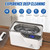 Ultrasonic Jewelry Cleaner 600ML with Built-in Cooling Fan, 5 Digital