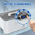 Ultrasonic Jewelry Cleaner 600ML with Built-in Cooling Fan, 5 Digital