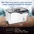 Ultrasonic Jewelry Cleaner 600ML with Built-in Cooling Fan, 5 Digital