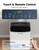 Portable Air Conditioners 14000 BTU Up to 750 Sq Ft, 5 Modes Quiet Floor AC Unit Freestanding for Living Room Apartment with Smart WiFi