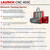 LAUNCH CNC-603C Fuel Injector Cleaning Machine - 2026 Latest Version 6-Cylinder Automotive Ultrasonic Fuel Injection System Tester and Cleaner with Exclusive Automatic Oil Discharge Function